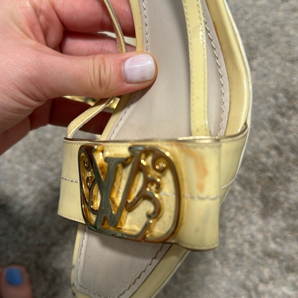 Vintage Louis Vuitton sling backs - Picture 2 of 8